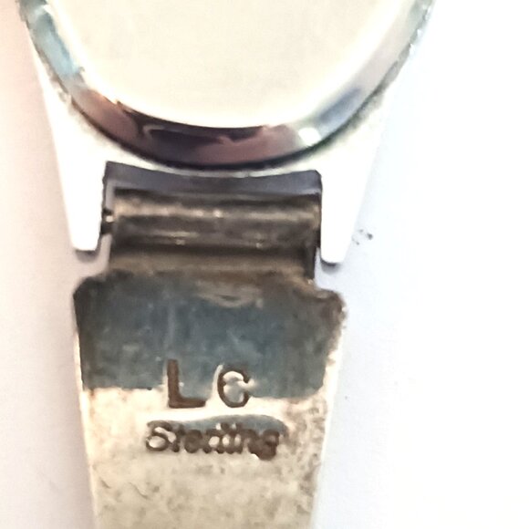 Native American Watch tips shoulders multistone inlay signed (1593) - Picture 4 of 6